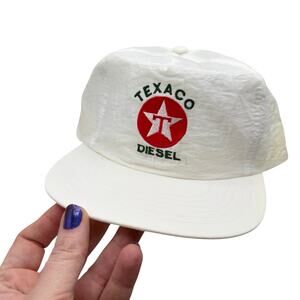 Vintage uniform Texaco Diesel embroidered snapback hat